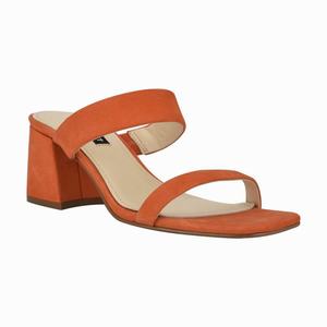 Nine West Galvin Block Heel Slippers Oranje Nederland | QJC-529831